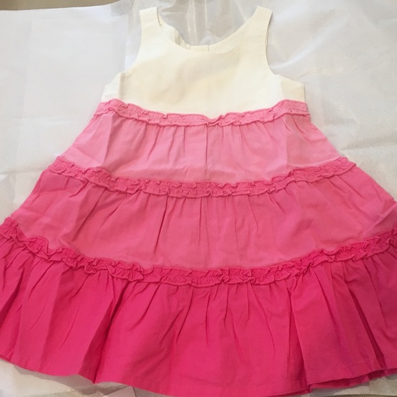 RELISTED Pink Girls Tiered Sun Dress 12m-8y - Picture 3 of 8